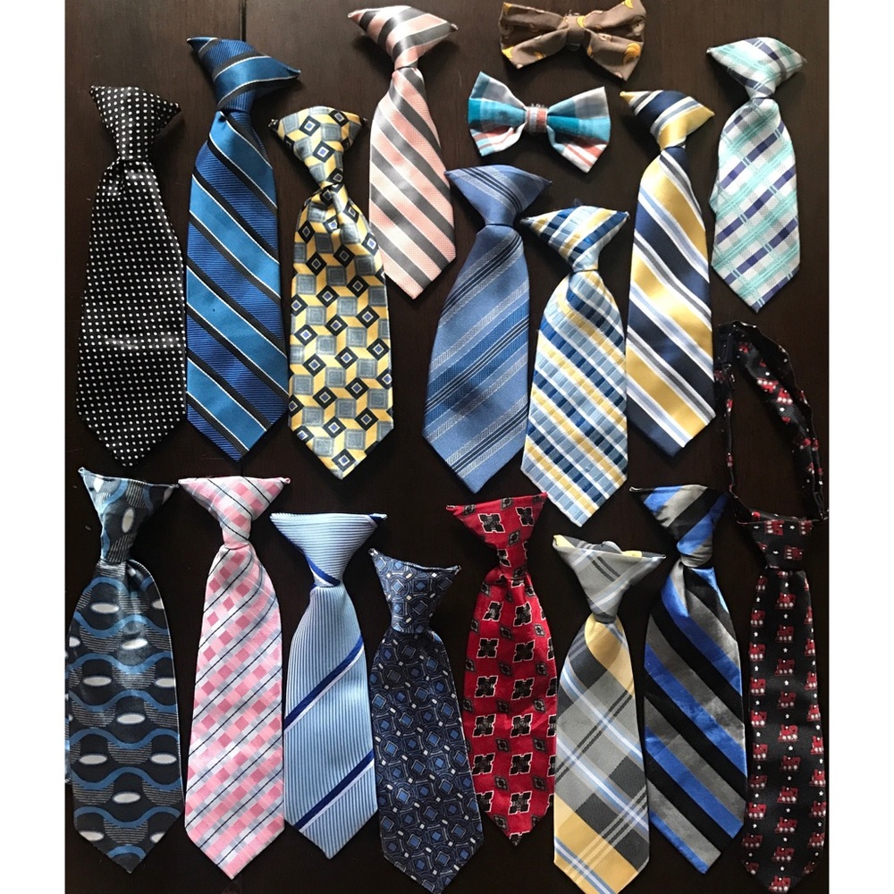 Lot of Little Boy's Ties/Bow Ties